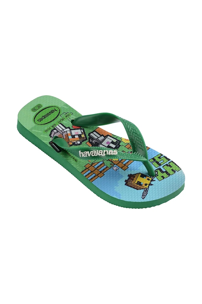 Băieți Havaianas papuci pentru copii KIDS MINECRAFT 4145125.PPY2 verde