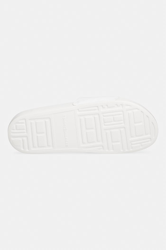 Tommy Hilfiger šľapky dámske TH SCRIPT POOL SLIDE FW0FW09286 biela