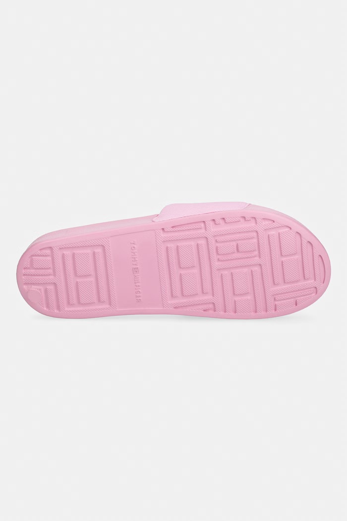 Tommy Hilfiger klapki damskie TH SCRIPT POOL SLIDE FW0FW09286 różowy
