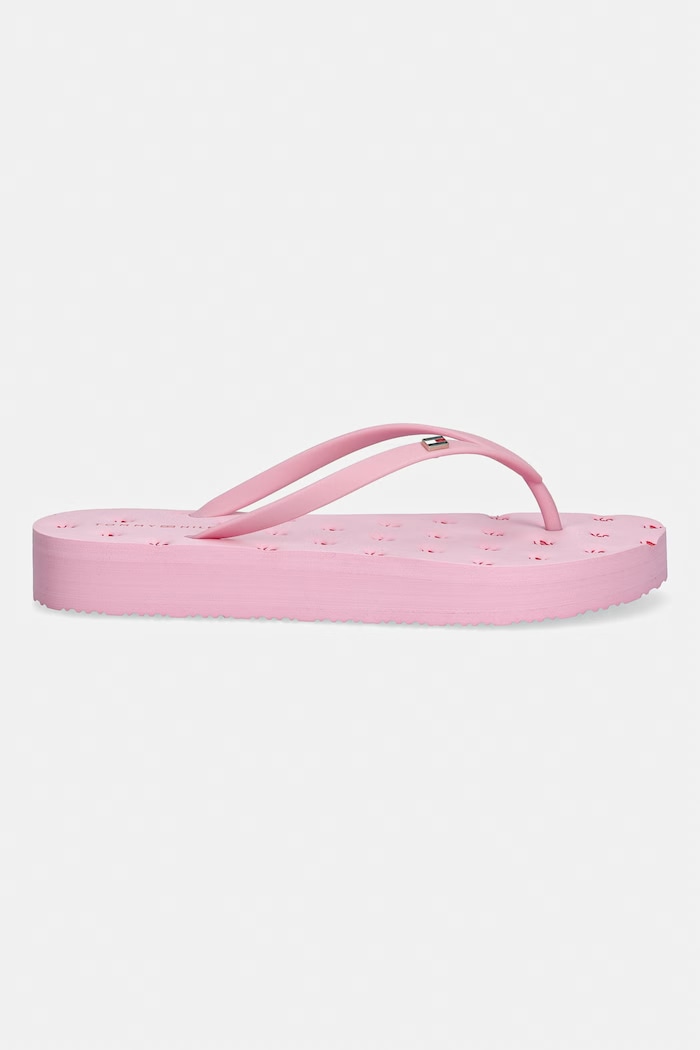 Tommy Hilfiger șlapi pentru femei TH CRITTER SANDAL FW0FW09199 roz SS26