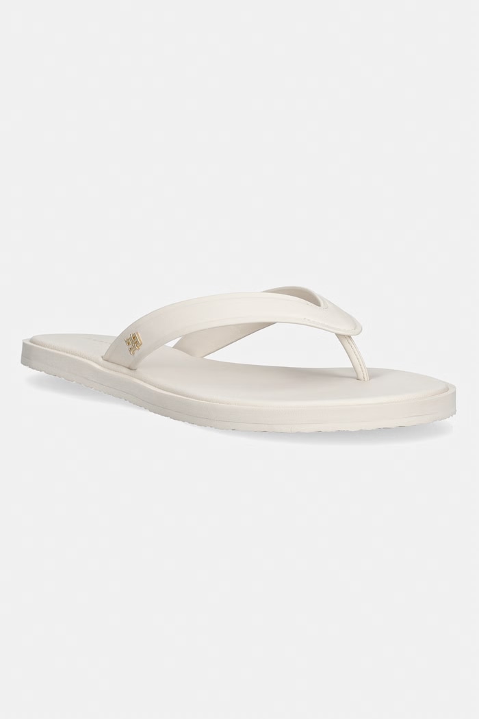 Tommy Hilfiger șlapi pentru femei TH SCANDI PREMIUM SUMMER SANDAL bej FW0FW09206