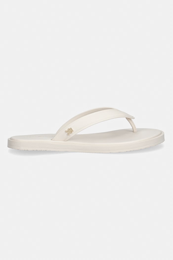 Tommy Hilfiger șlapi pentru femei TH SCANDI PREMIUM SUMMER SANDAL FW0FW09206 bej SS26