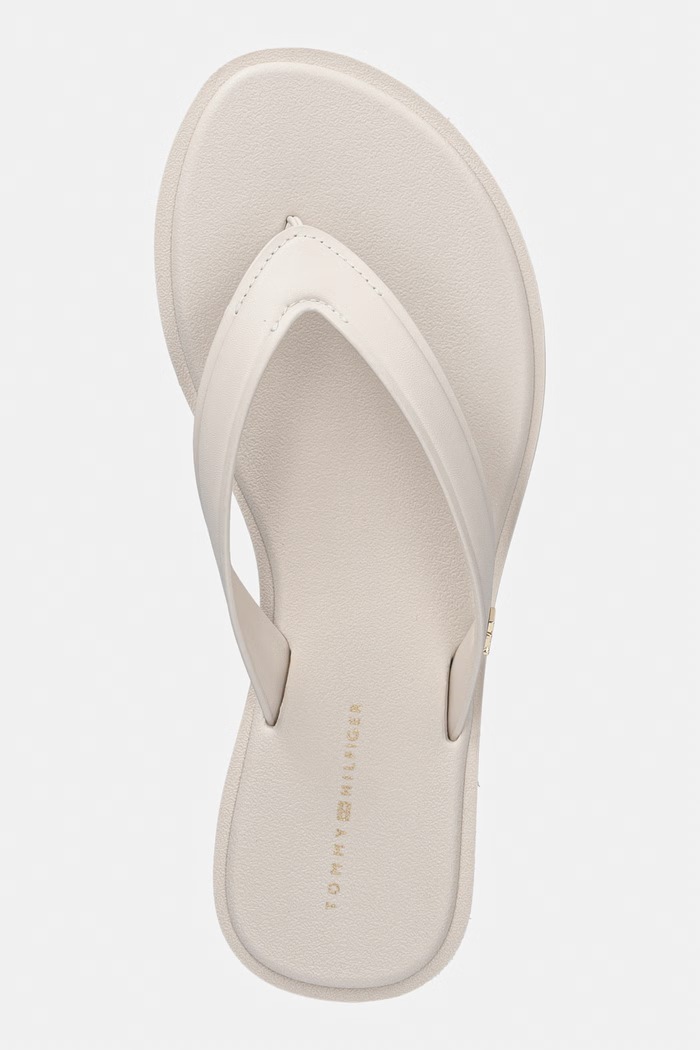 Tommy Hilfiger șlapi pentru femei TH SCANDI PREMIUM SUMMER SANDAL bej FW0FW09206