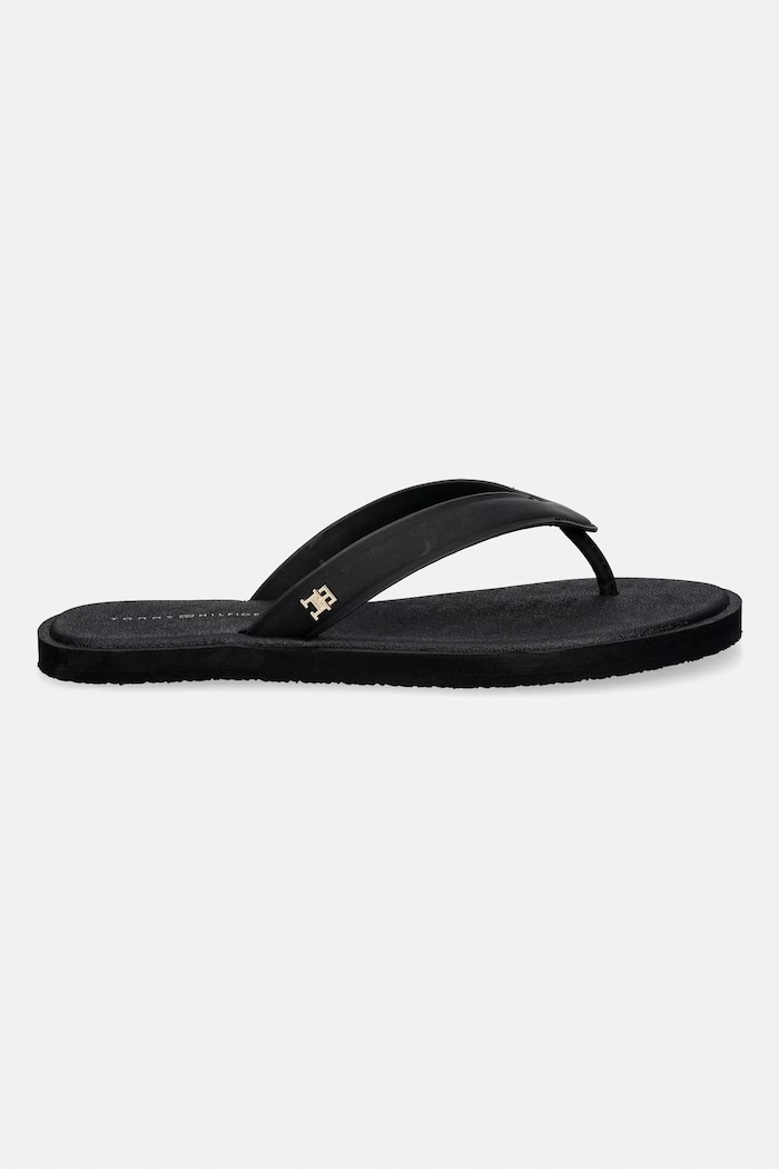 Tommy Hilfiger șlapi pentru femei TH SCANDI PREMIUM SUMMER SANDAL FW0FW09206 negru SS26