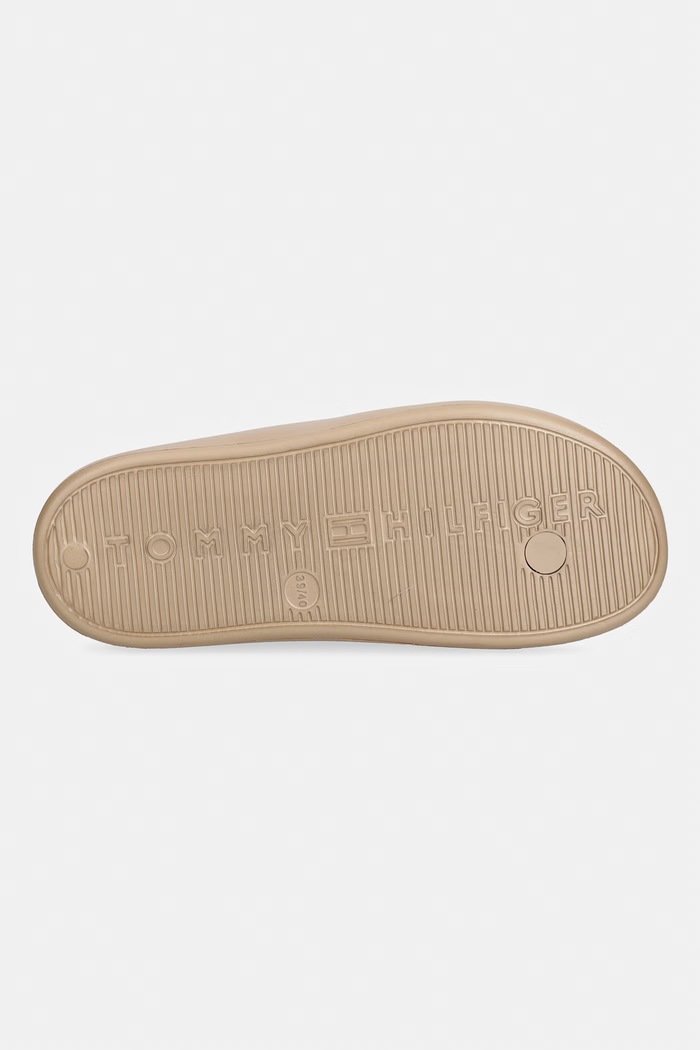 Tommy Hilfiger japonki damskie TH PEARLIZED SUMMER SANDAL FW0FW09201 beżowy