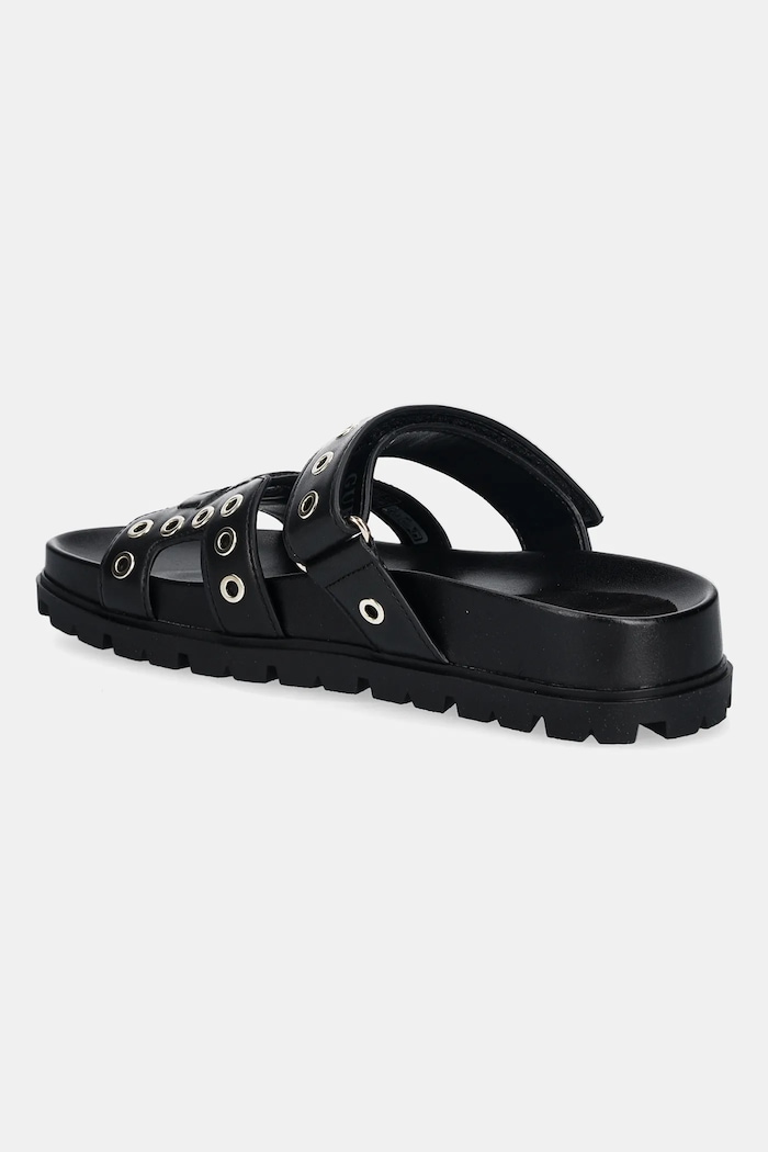 Încălțăminte Guess papuci FASHIE FLPFAS.ELE03.BLACK negru