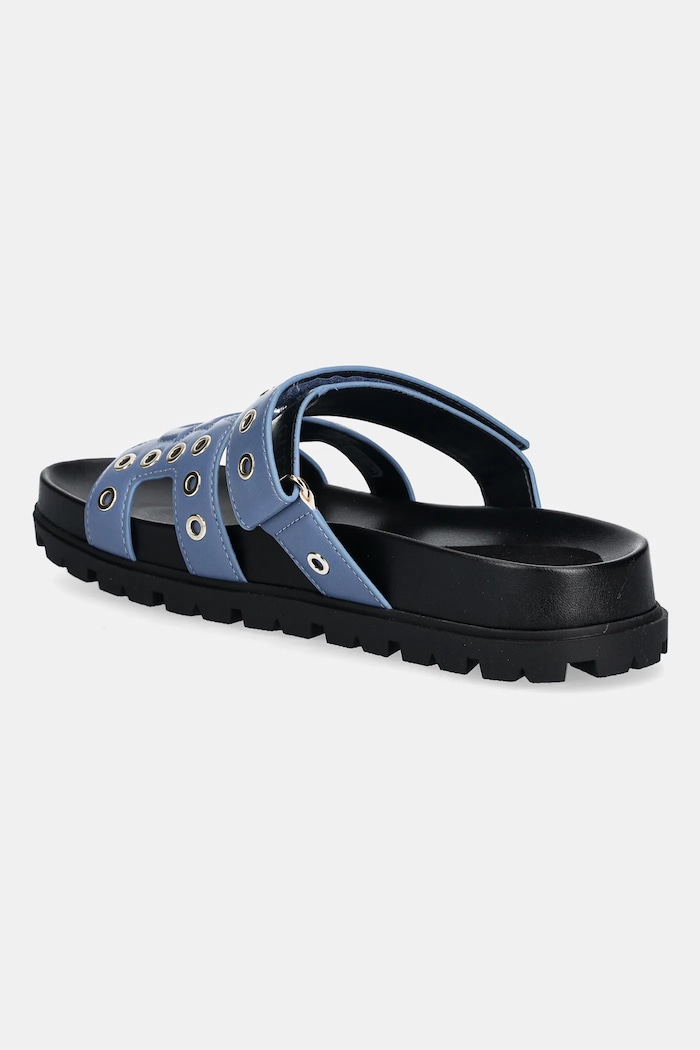 Încălțăminte Guess papuci FASHIE FLPFAS.ELE03.BLUE albastru
