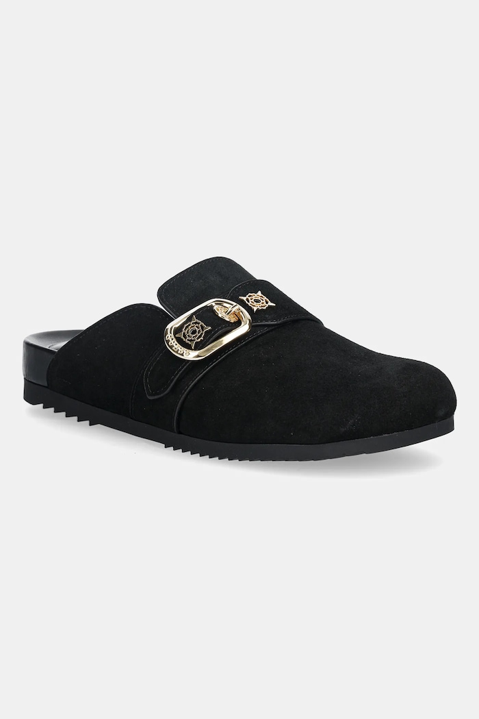 Guess papucs GALAVANTA művelúr fekete FLPGAL.ESU06.BLACK