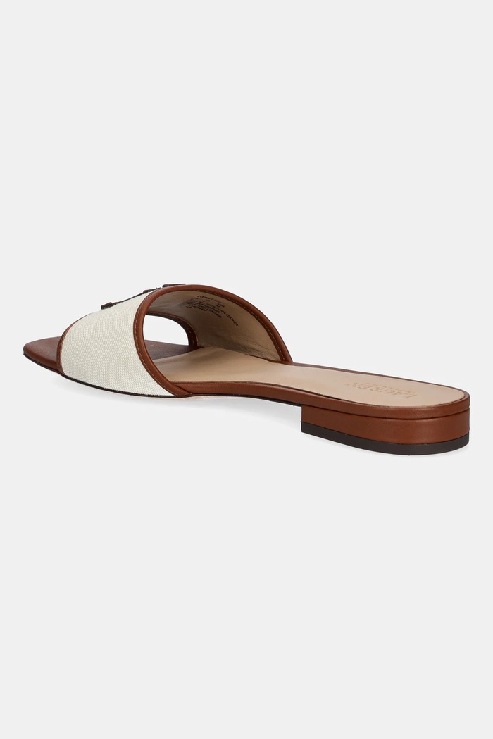 Obuv Šľapky Lauren Ralph Lauren Everley Sld2 802P04395003.101 hnedá