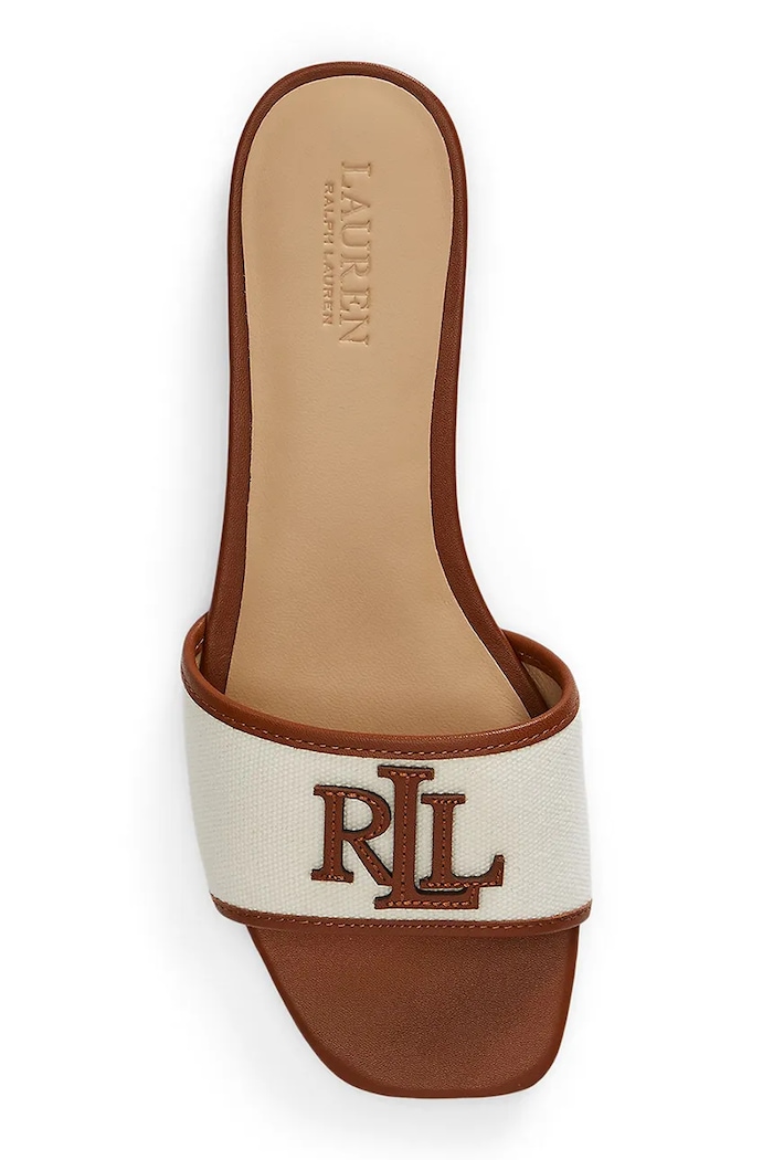 Încălțăminte Lauren Ralph Lauren papuci Everley Sld2 802P04395003.101 maro