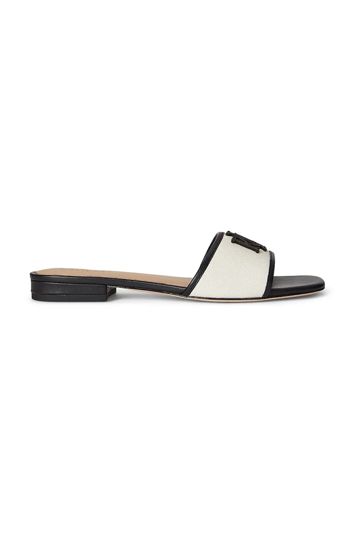 Шлепанцы Lauren Ralph Lauren Everley Sld2 кожа бежевый 802P04395004.101