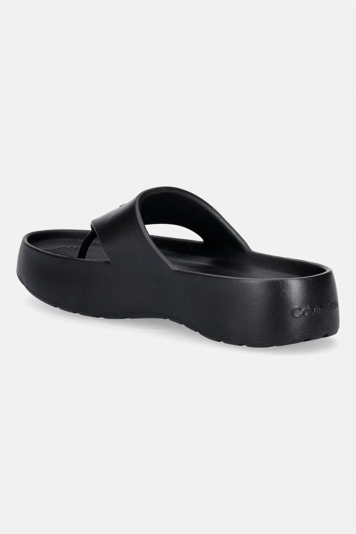 Obuwie Calvin Klein japonki damskie ONE PIECE EVA FLIP FLOP THONG HW0HW02957 czarny