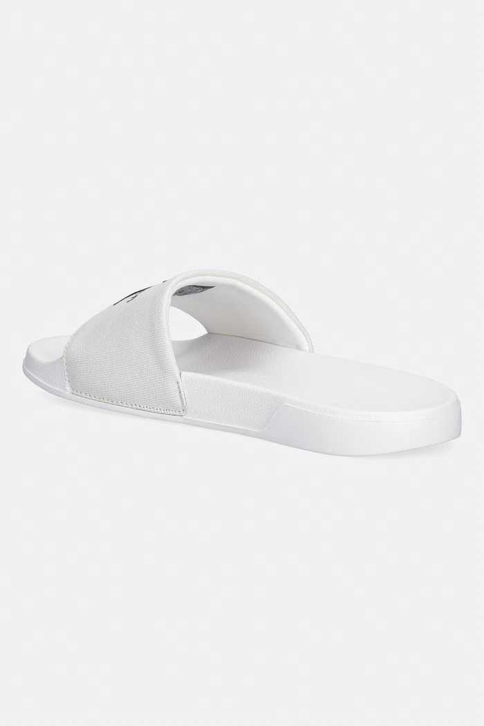 Obuv Calvin Klein šľapky dámske ESS SLIDE CV HW0HW02958 biela