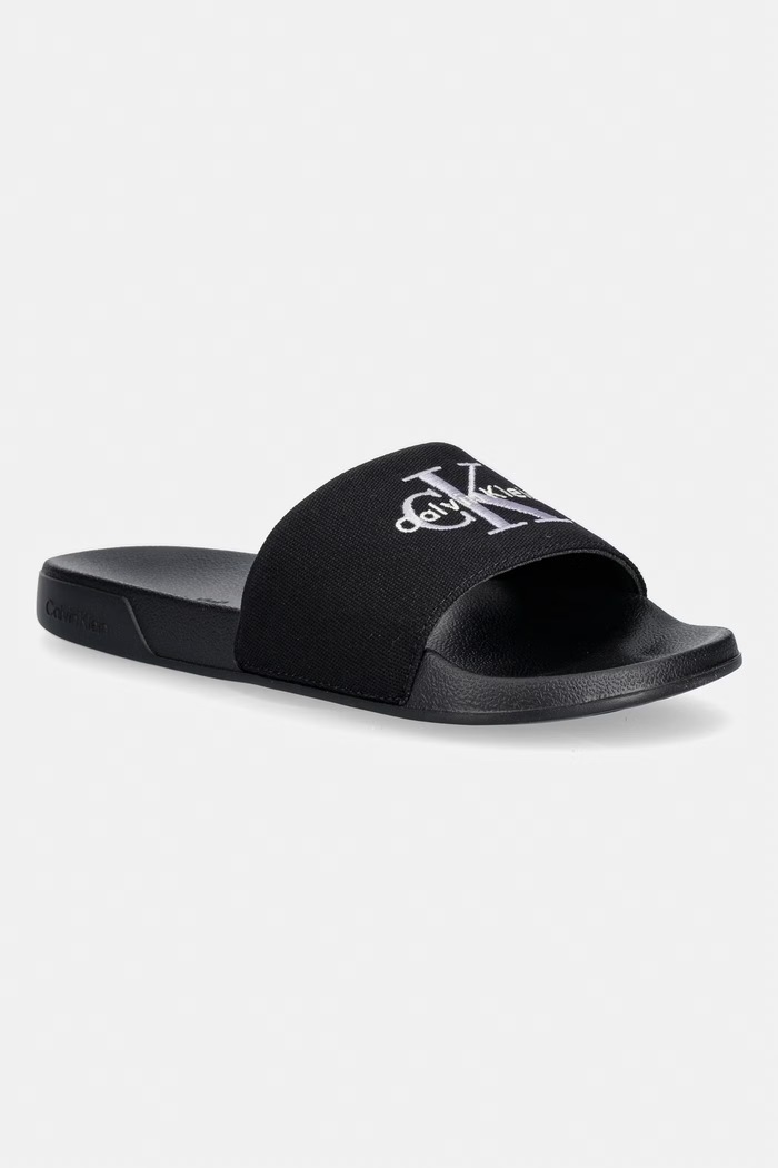 Calvin Klein klapki damskie ESS SLIDE CV czarny HW0HW02958