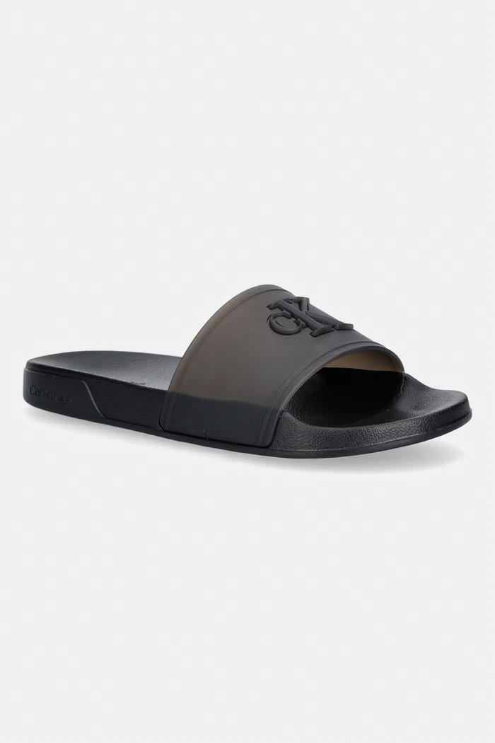 Calvin Klein klapki damskie ESS SLIDE TPU czarny HW0HW02959