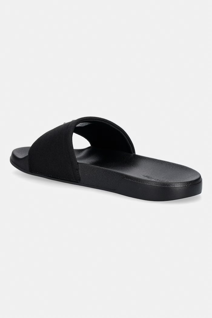 Obuv Calvin Klein šľapky dámske ESS SLIDE CANVAS HDW HW0HW02960 čierna