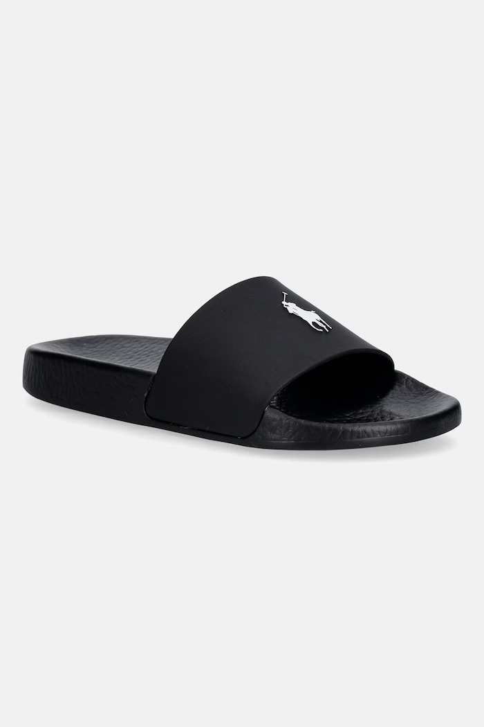 Šlapky Polo Ralph Lauren Polo Slide plochý čierna 804973925002.001