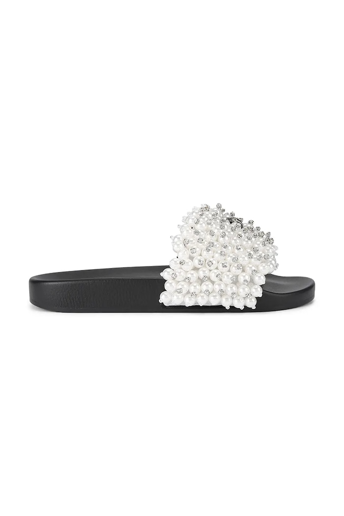 Kurt Geiger London papuci Meena Eagle Bead textil negru 5392245999