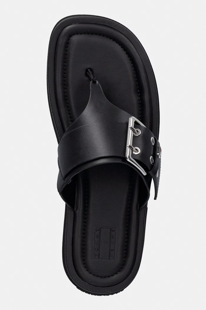 Tommy Jeans japonki damskie TJW BUCKLE SANDAL czarny EN0EN02948