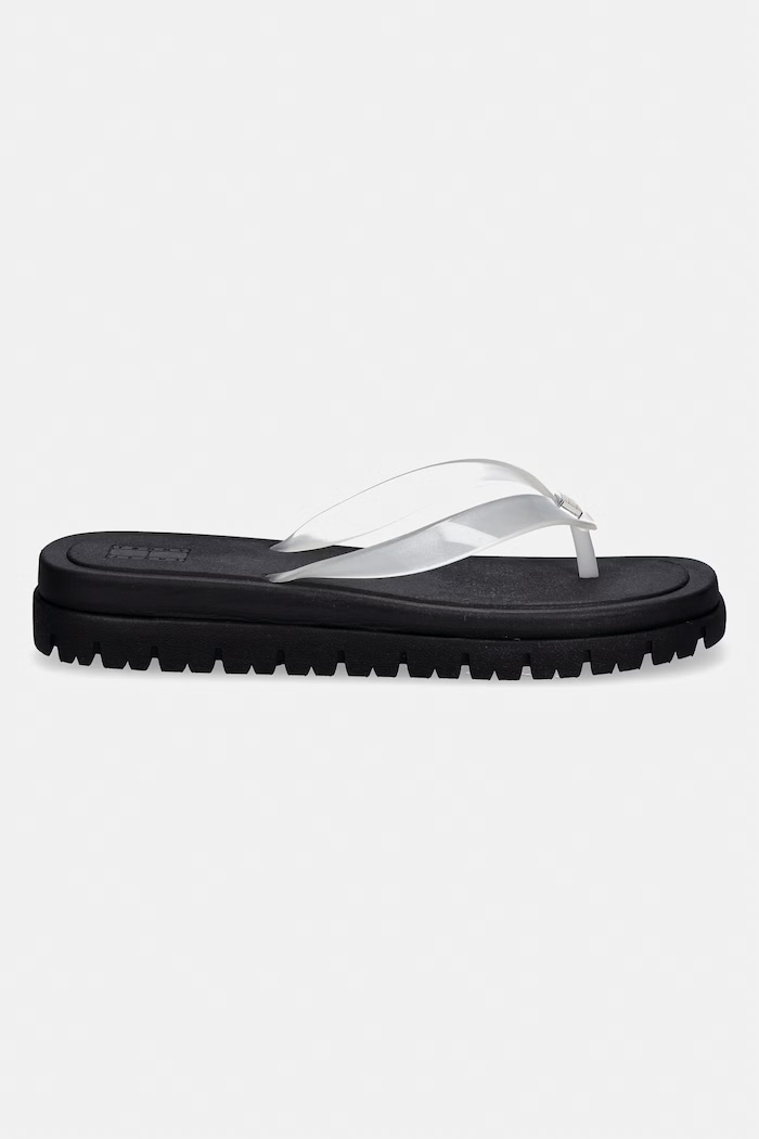 Tommy Jeans japonki damskie TJW CLEATED JELLY SUMMER SANDAL EN0EN02954 biały SS26