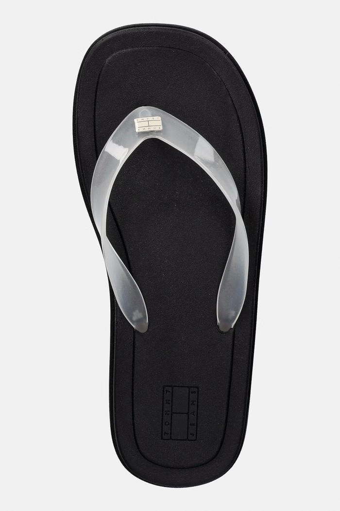 Tommy Jeans japonki damskie TJW CLEATED JELLY SUMMER SANDAL biały EN0EN02954