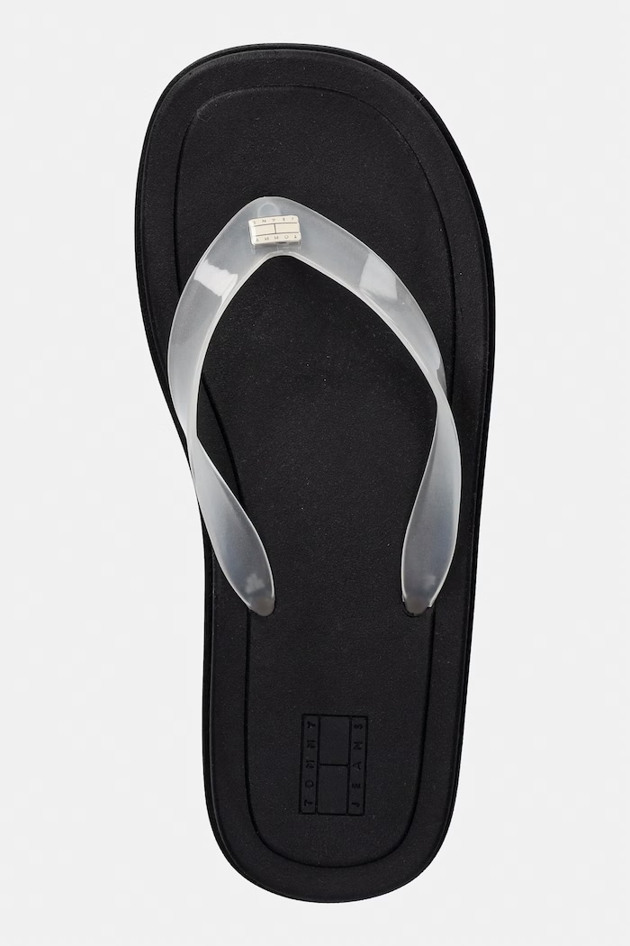 Tommy Jeans japonki damskie TJW CLEATED JELLY SUMMER SANDAL biały EN0EN02954