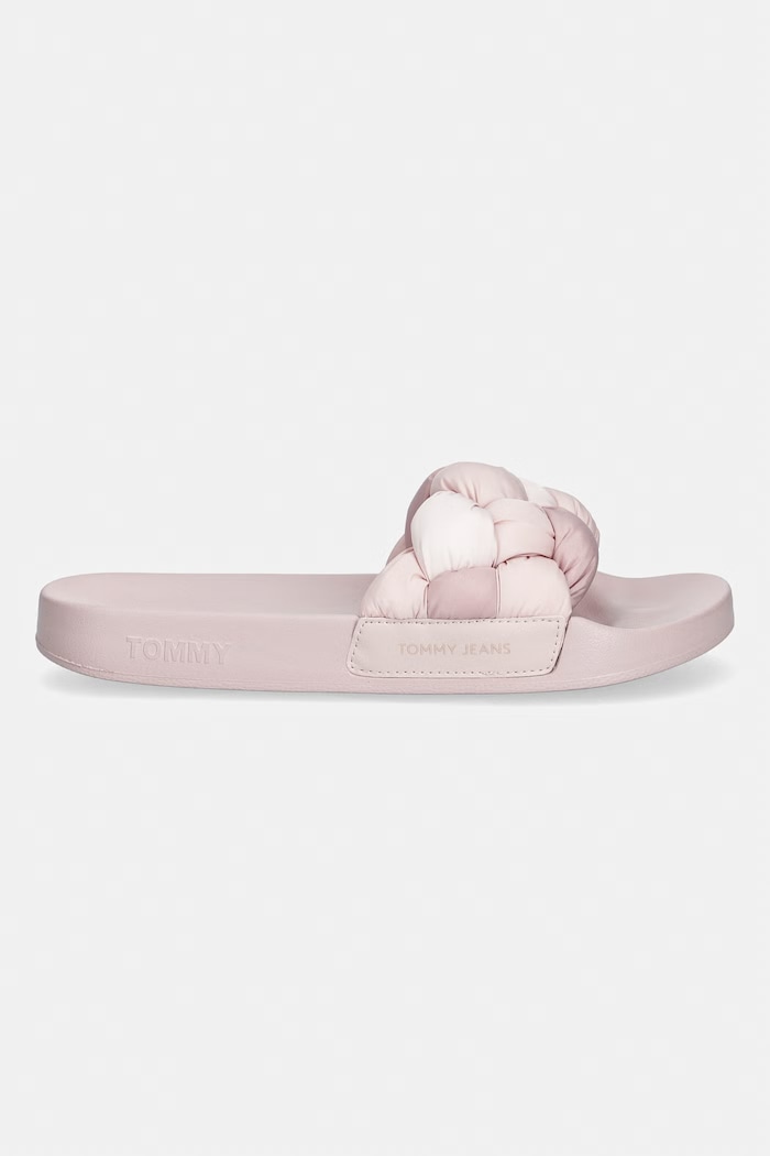 Tommy Jeans šľapky dámske TJW BRAIDED SLIDES EN0EN02975 ružová SS26