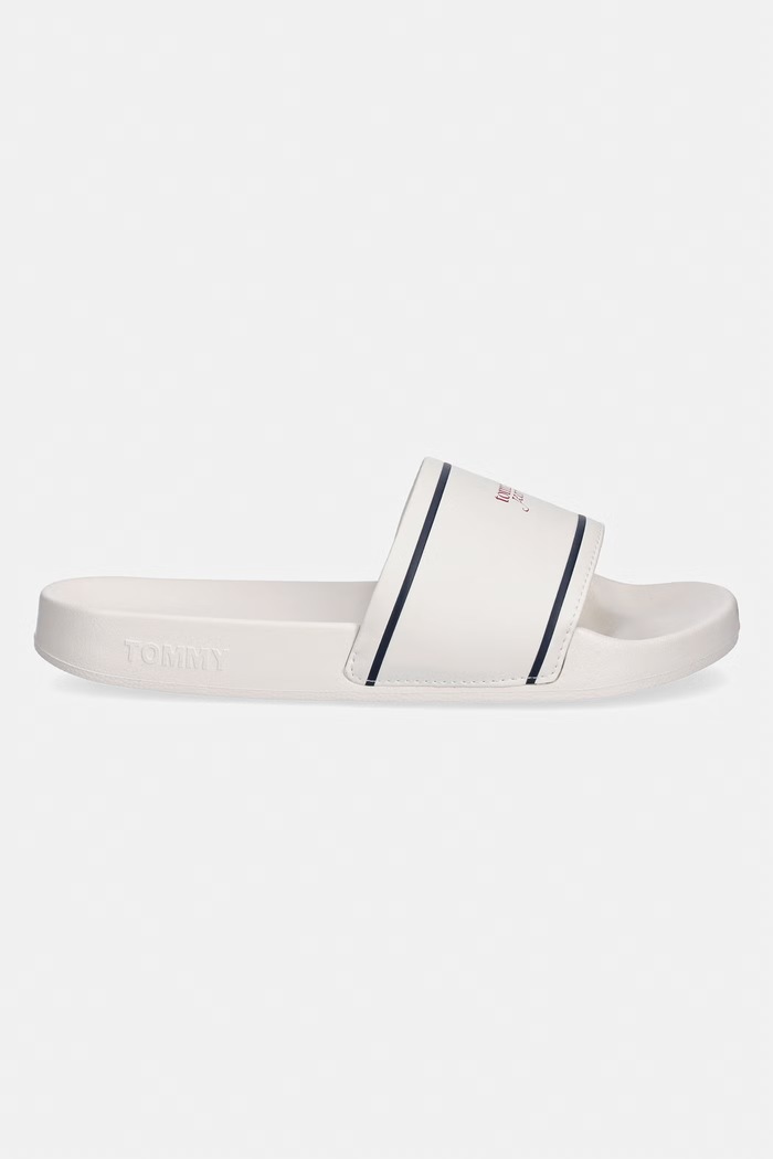 Tommy Jeans klapki damskie TJW POOLSLIDES EN0EN02976 beżowy SS26