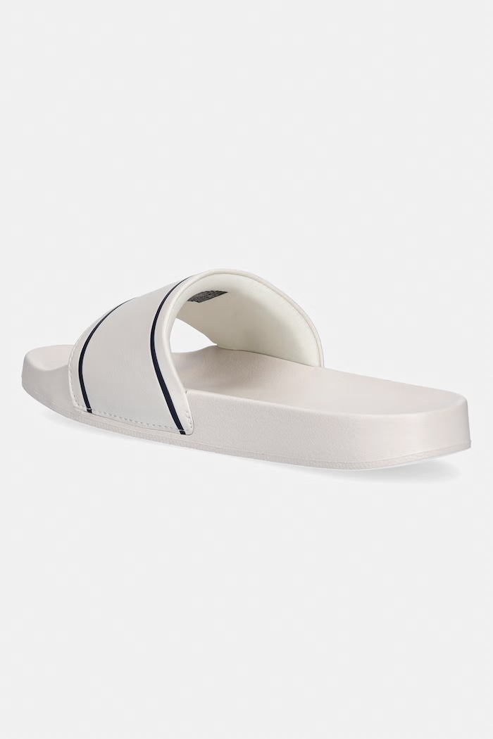 Obuwie Tommy Jeans klapki damskie TJW POOLSLIDES EN0EN02976 beżowy