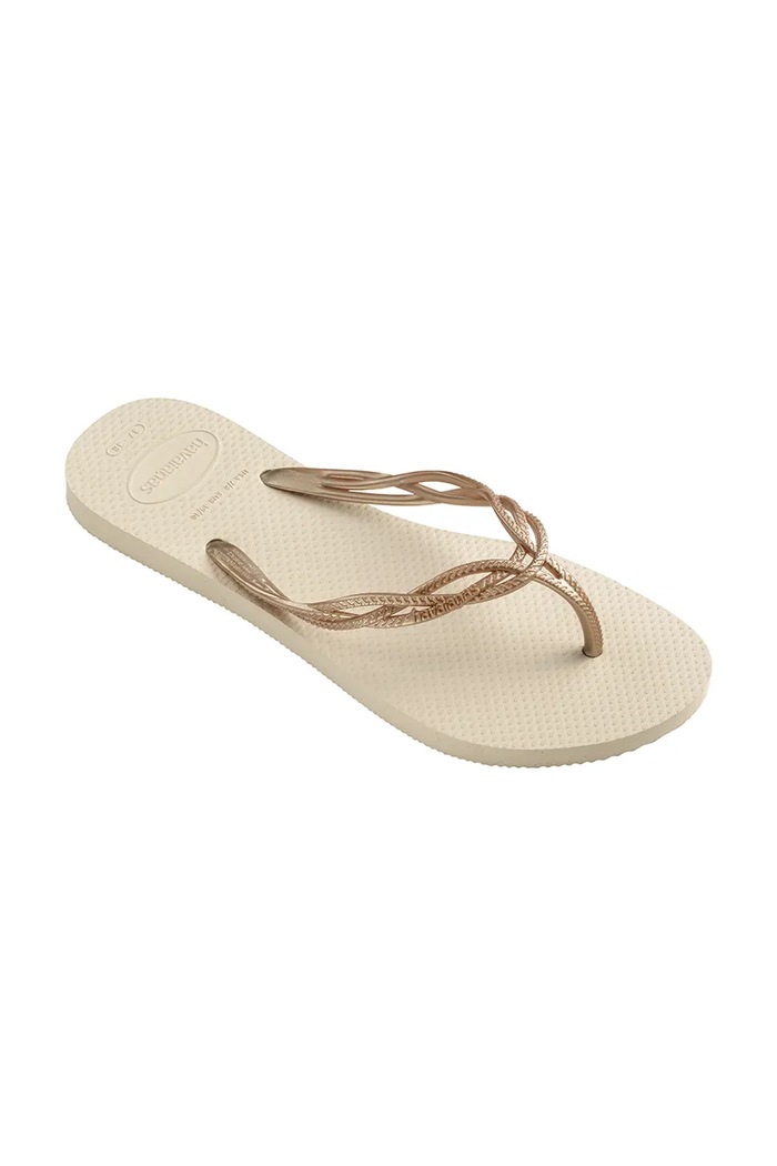 Obuv Šľapky Havaianas FLASH SWEET 4123225.4269 zlatá
