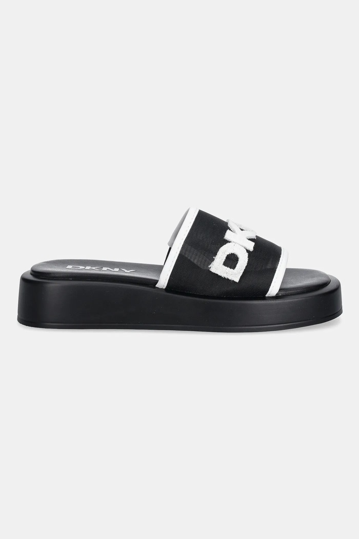 Pantofle Dkny Orion Logo Mesh K1643577.005 černá SS26