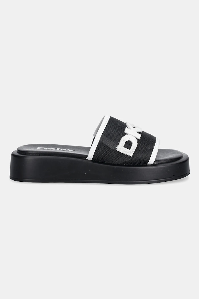 Pantofle Dkny Orion Logo Mesh K1643577.005 černá SS26