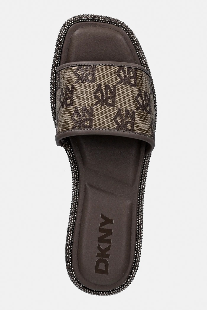 Παντόφλες Dkny Badin μπεζ K1678107.CHI