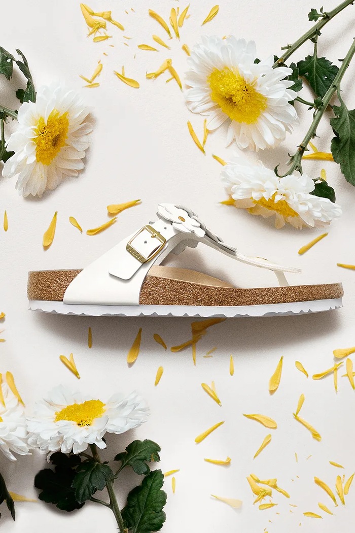 Birkenstock șlapi pentru femei, din piele Gizeh 1026735