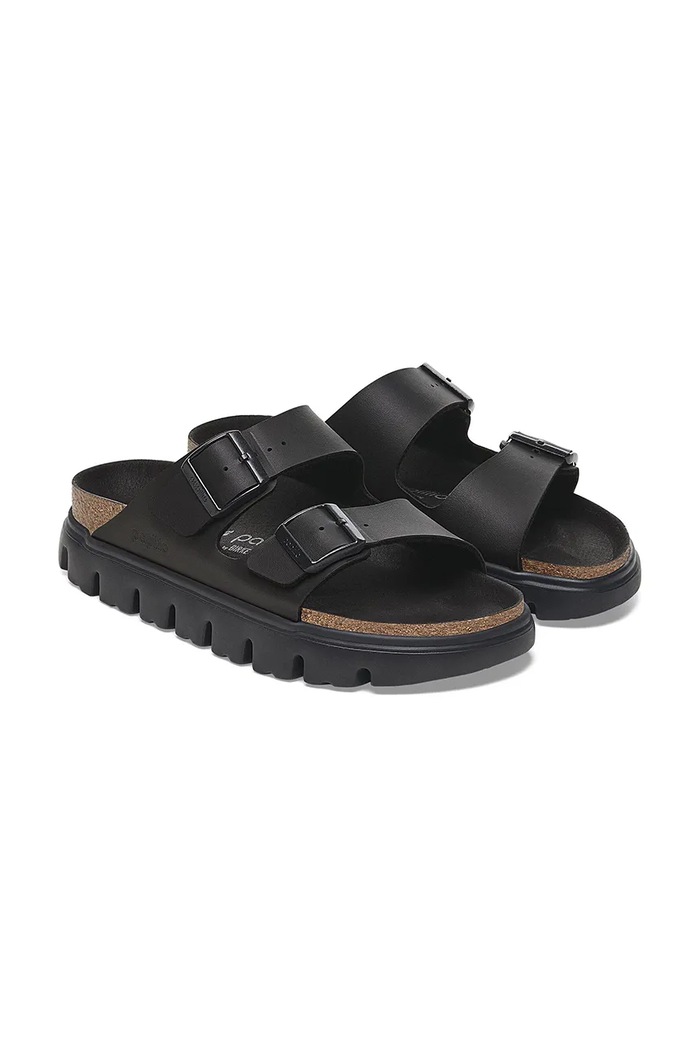 Obuwie Birkenstock klapki damskie Arizona Chunky Birkenstock x Papillio 1029077 czarny