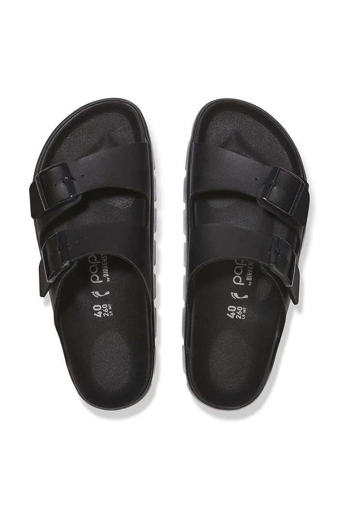 Birkenstock klapki damskie Arizona Chunky Birkenstock x Papillio 1029077 czarny