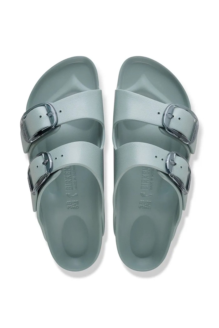 Birkenstock klapki damskie Arizona EVA Big Buckle zielony 1031301