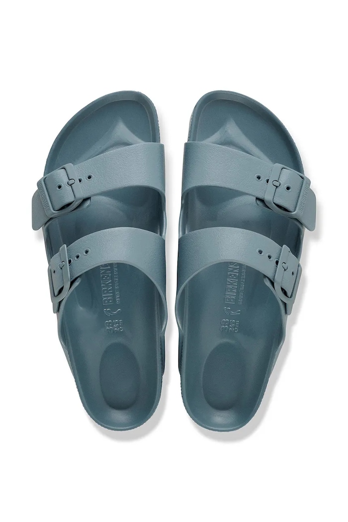 Birkenstock klapki na płaskim obcasie damskie Arizona EVA 1031352 niebieski