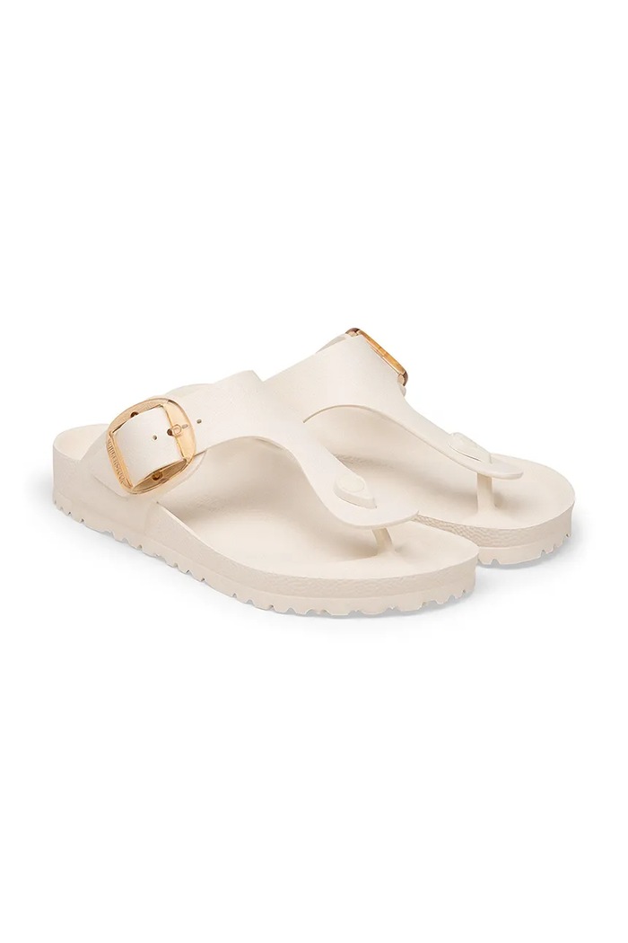 Obuwie Birkenstock japonki dziecięce Gizeh EVA Big Buckle 1031366 beżowy