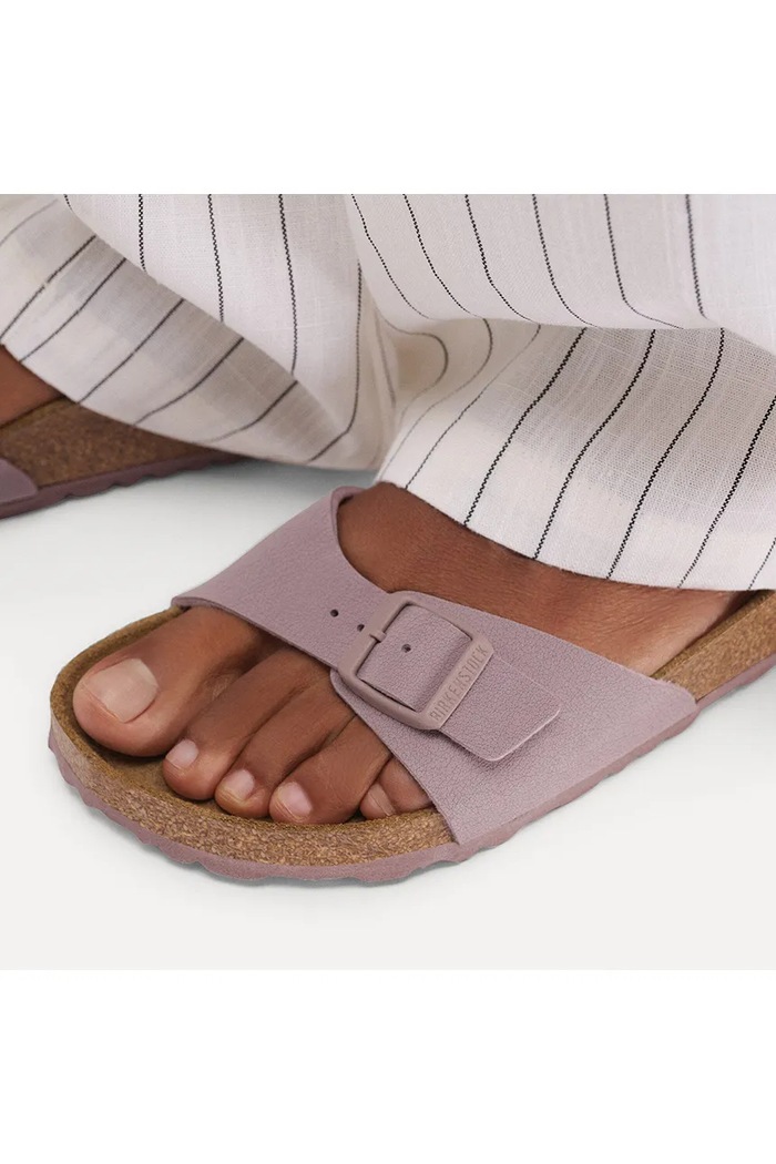 Birkenstock klapki na płaskim obcasie damskie Madrid 1031464