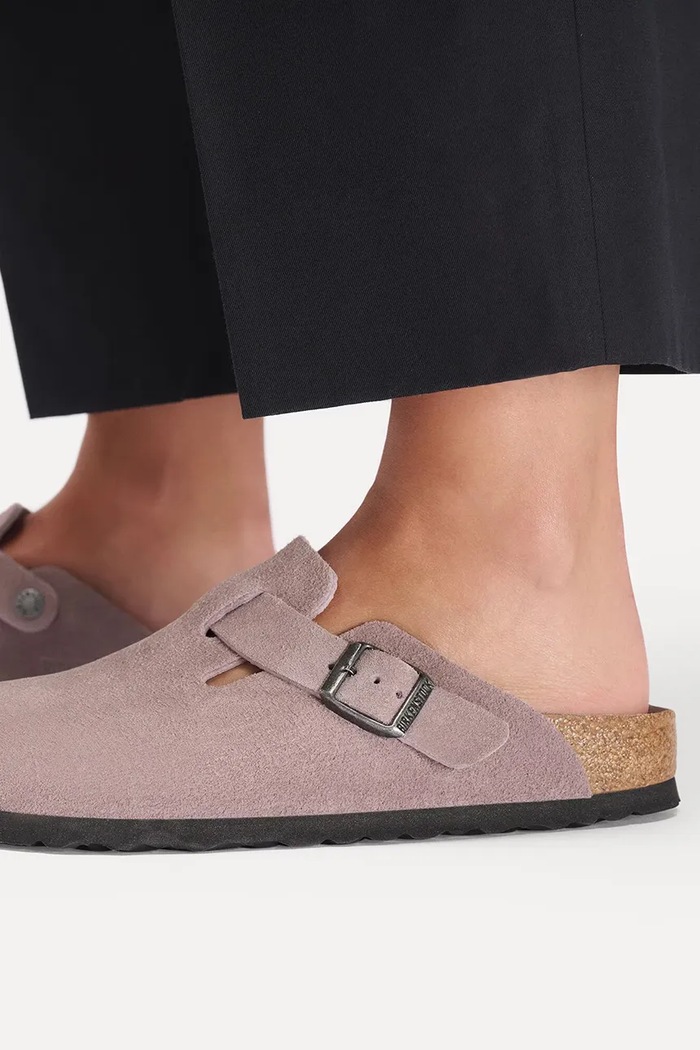 Birkenstock Boston σαγιονάρες Μουλάρια Γυναικεία σουέτ 1031577