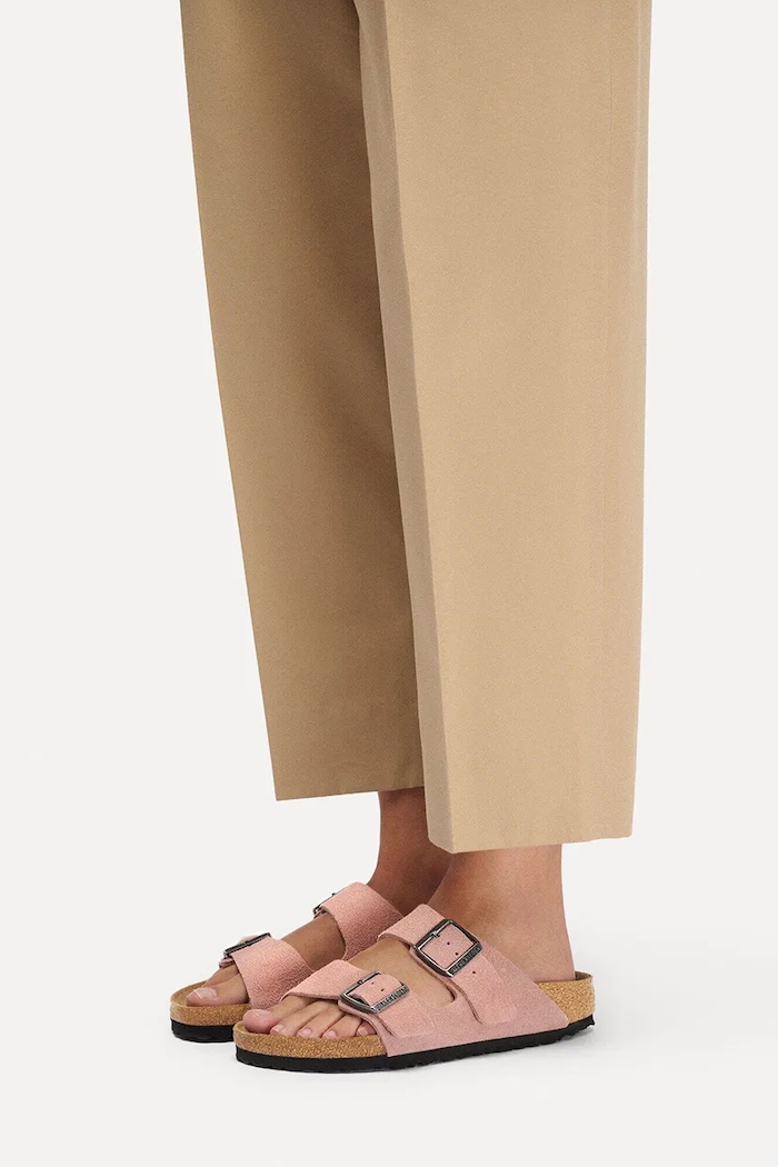 Birkenstock Arizona papuci pentru femei din piele întoarsă 1031651