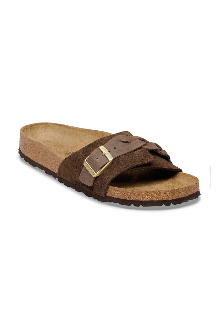 Birkenstock šľapky dámske semišové Oita 1031734 hnedá SS26