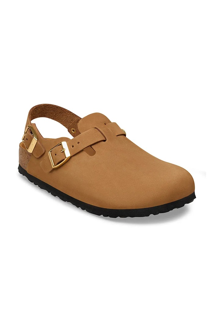 Birkenstock Tokio papuci mocasini pentru femei din piele 1031808 maro SS26