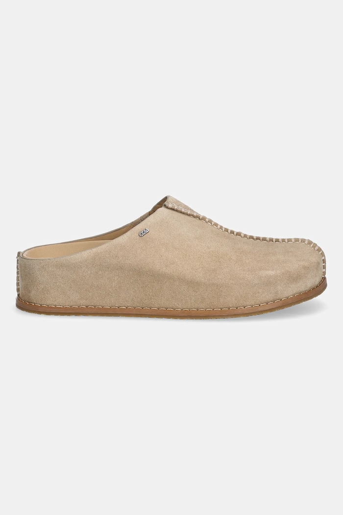 Παντόφλες σουέτ MICHAEL Michael Kors Hensley Mule 40R6HLFP1S.156 μπεζ SS26