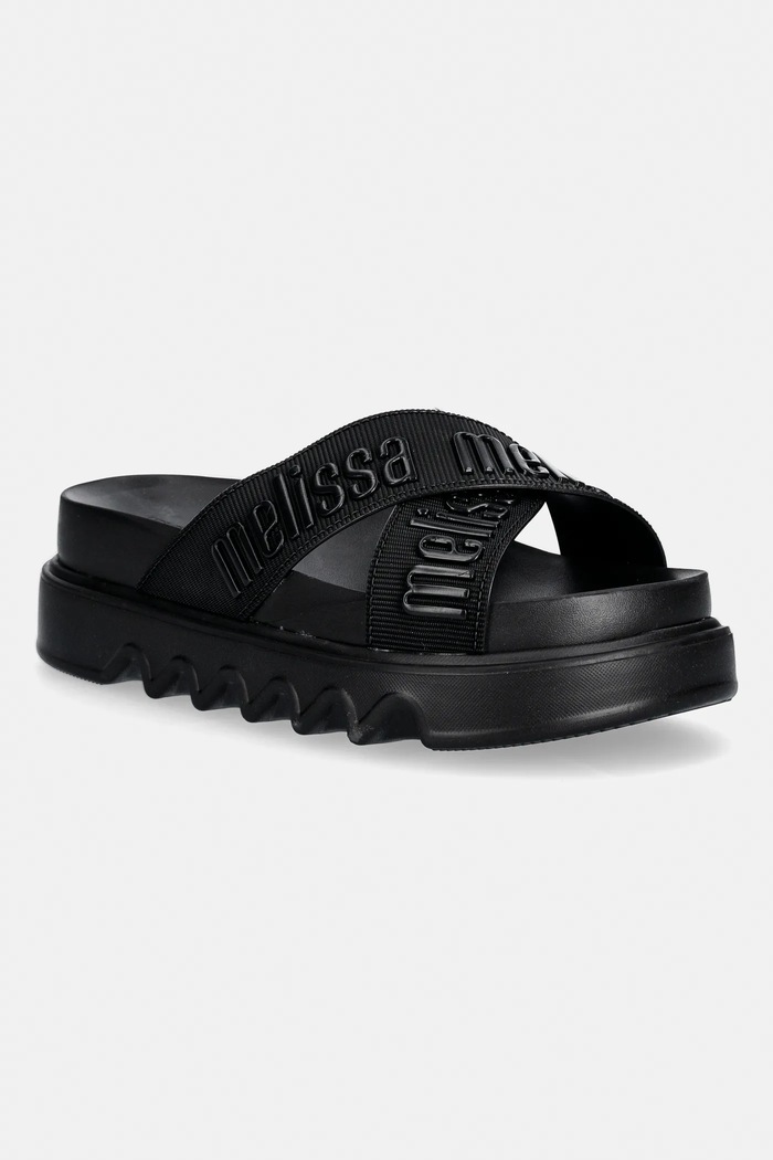 Παντόφλες Melissa MELISSA CROSS M LOVER PLATFORM AD 5-8 cm μαύρο M.37368.BN653