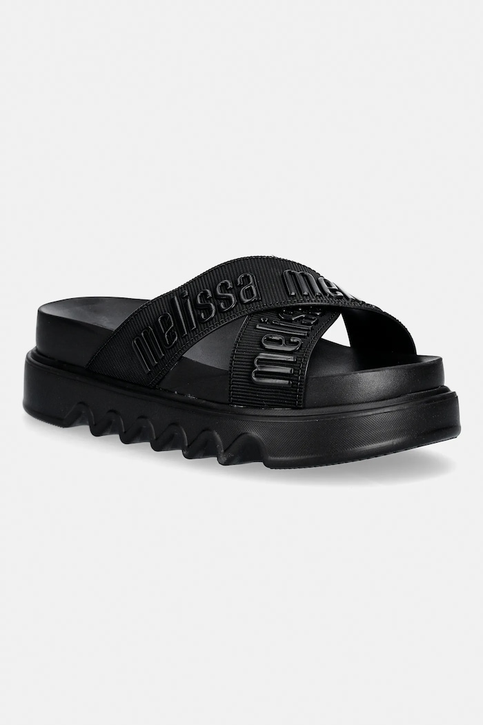 Παντόφλες Melissa MELISSA CROSS M LOVER PLATFORM AD 5-8 cm μαύρο M.37368.BN653