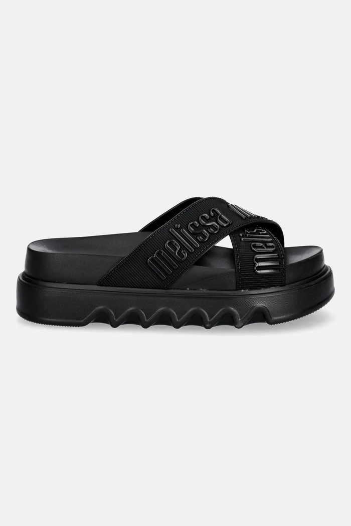 Παντόφλες Melissa MELISSA CROSS M LOVER PLATFORM AD M.37368.BN653 μαύρο SS26