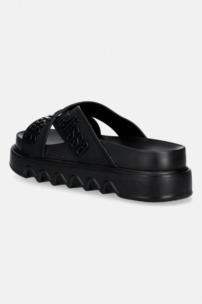 Παπούτσια Παντόφλες Melissa MELISSA CROSS M LOVER PLATFORM AD M.37368.BN653 μαύρο