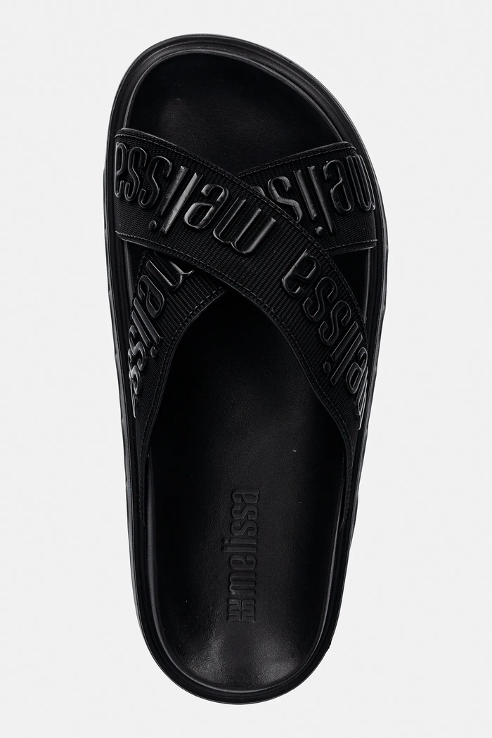 Παντόφλες Melissa MELISSA CROSS M LOVER PLATFORM AD μαύρο M.37368.BN653